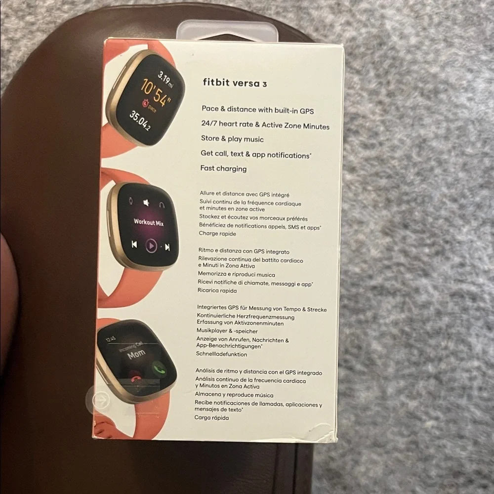 Fitbit Versa 3 Smartwatch - Pink